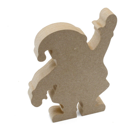 Freestanding Waving Christmas Santa Blank Decoration - Laserworksuk