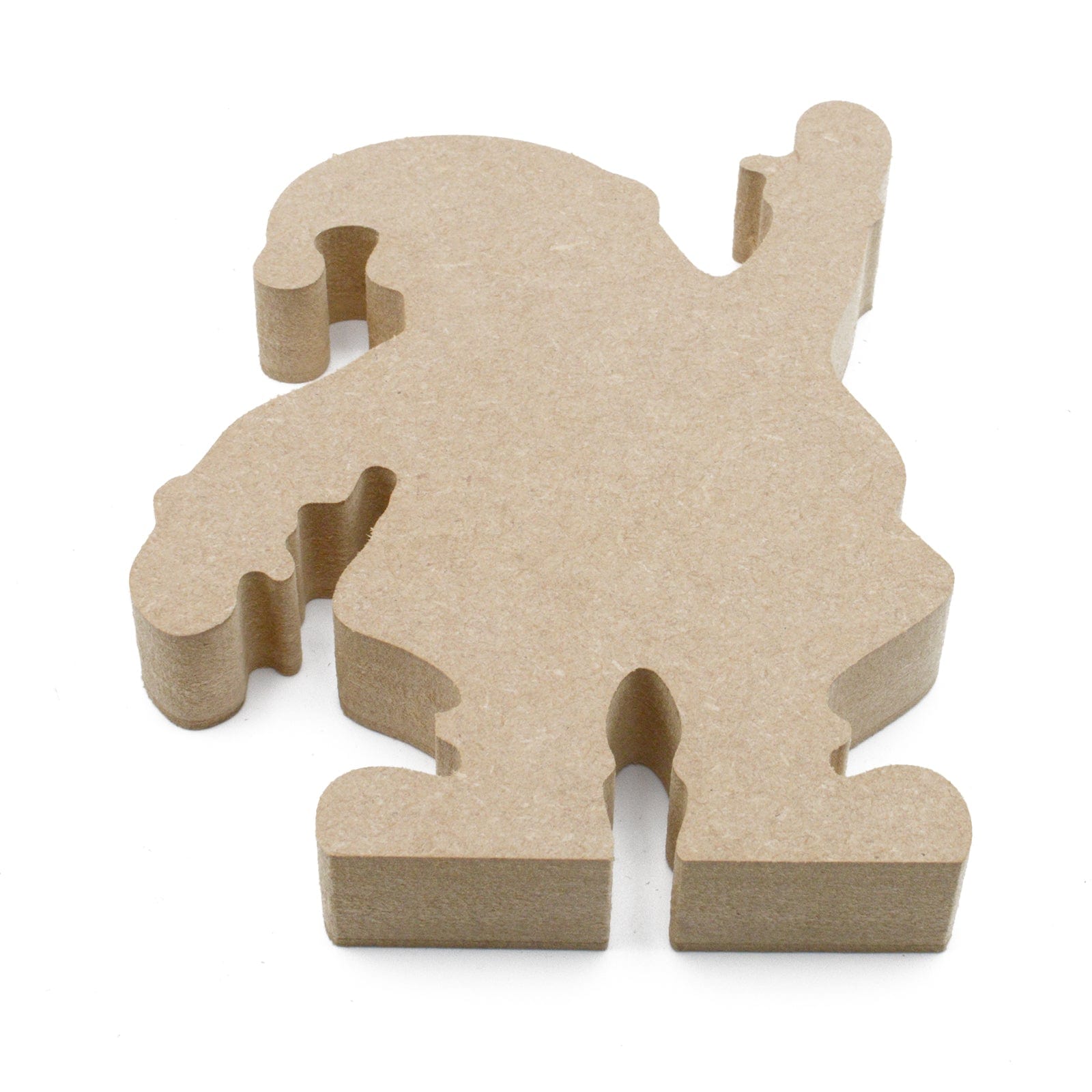 Freestanding Waving Christmas Santa Blank Decoration - Laserworksuk