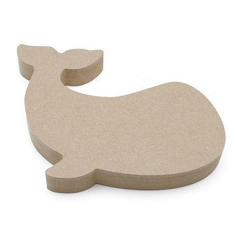 Freestanding Whale Shapes - 18mm MDF Wooden Craft Shape - Laserworksuk