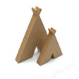 Freestanding Wigwam Tepee Wooden Craft Shapes - Laserworksuk