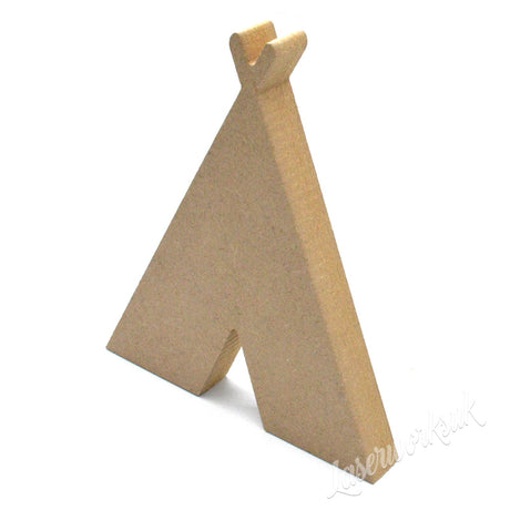 Freestanding Wigwam Tepee Wooden Craft Shapes - Laserworksuk