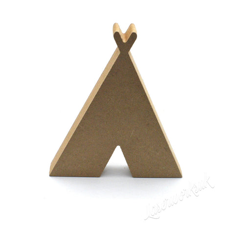 Freestanding Wigwam Tepee Wooden Craft Shapes - Laserworksuk