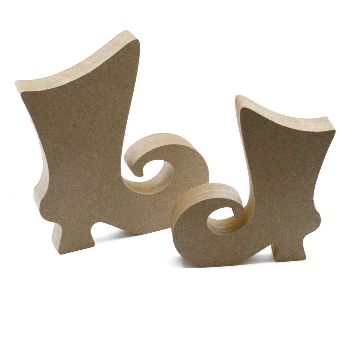 Freestanding Witch Shoe boot - Halloween Craft Shapes - Laserworksuk