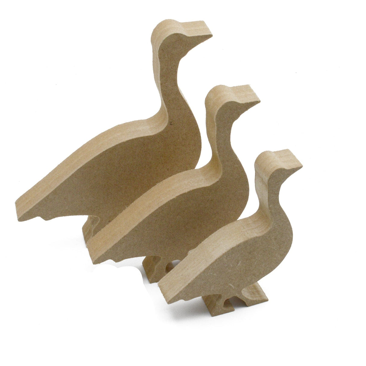 Freestanding Wooden Goose - 18mm MDF Craft Shapes - Laserworksuk