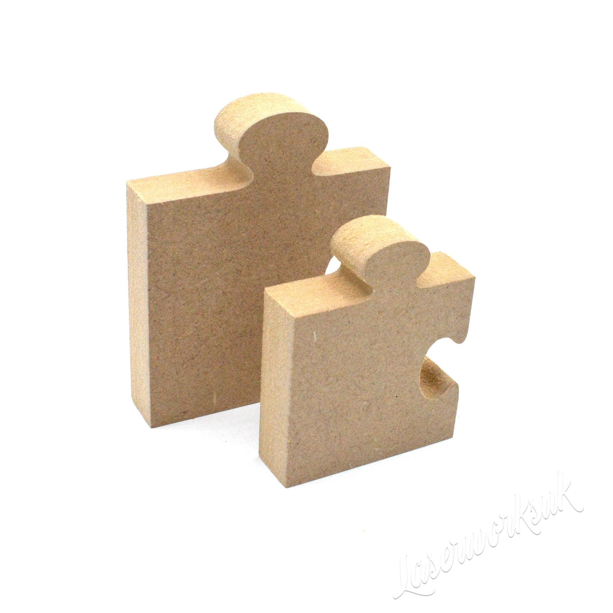 Freestanding Wooden Jigsaw Puzzle Shapes - Nursery Décor - Laserworksuk