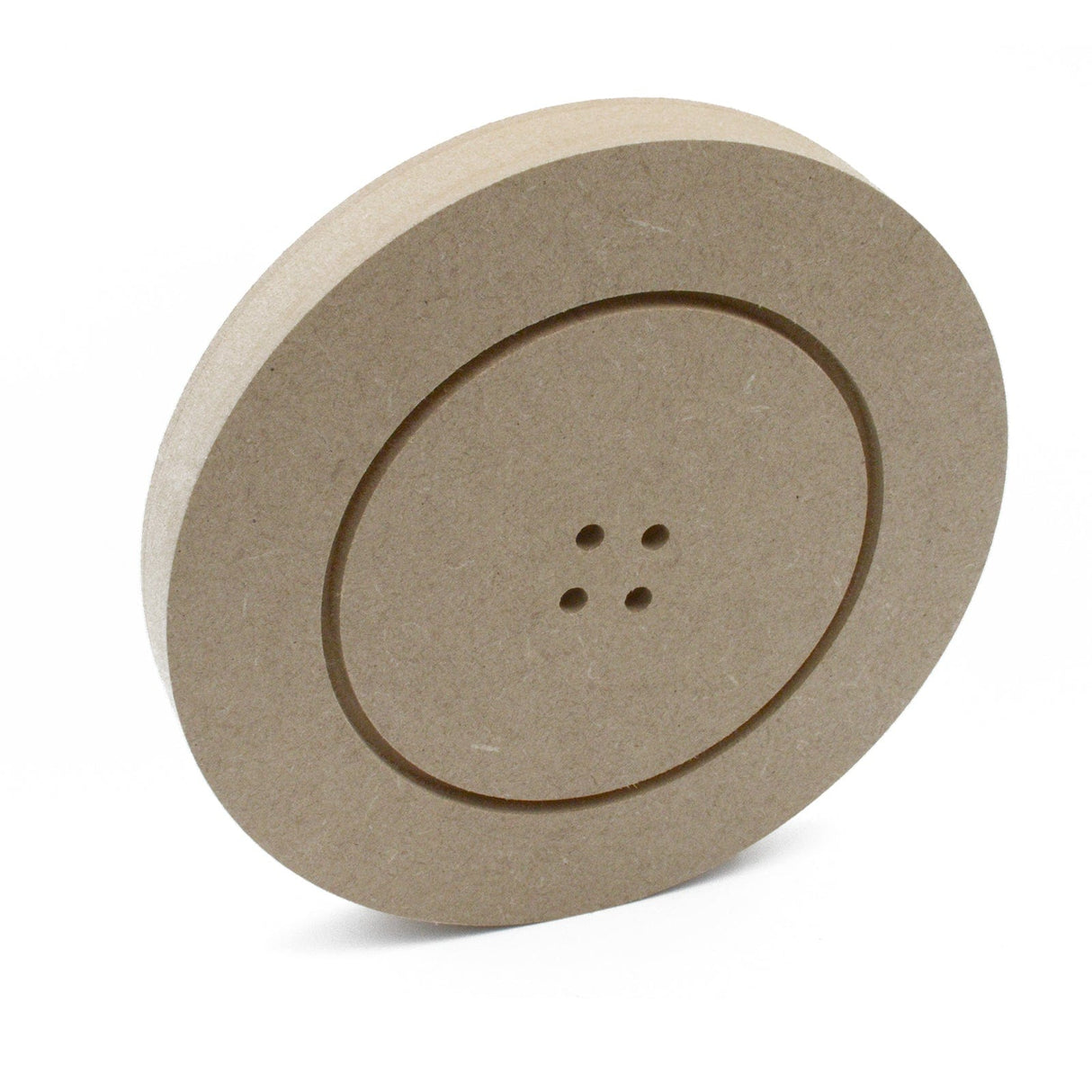 Freestanding Wooden Large Buttons Shapes - LaserworksUK