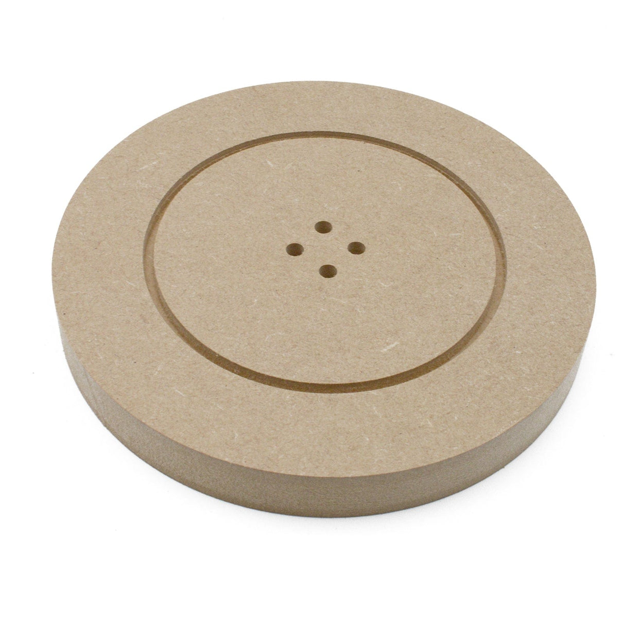 Freestanding Wooden Large Buttons Shapes - LaserworksUK