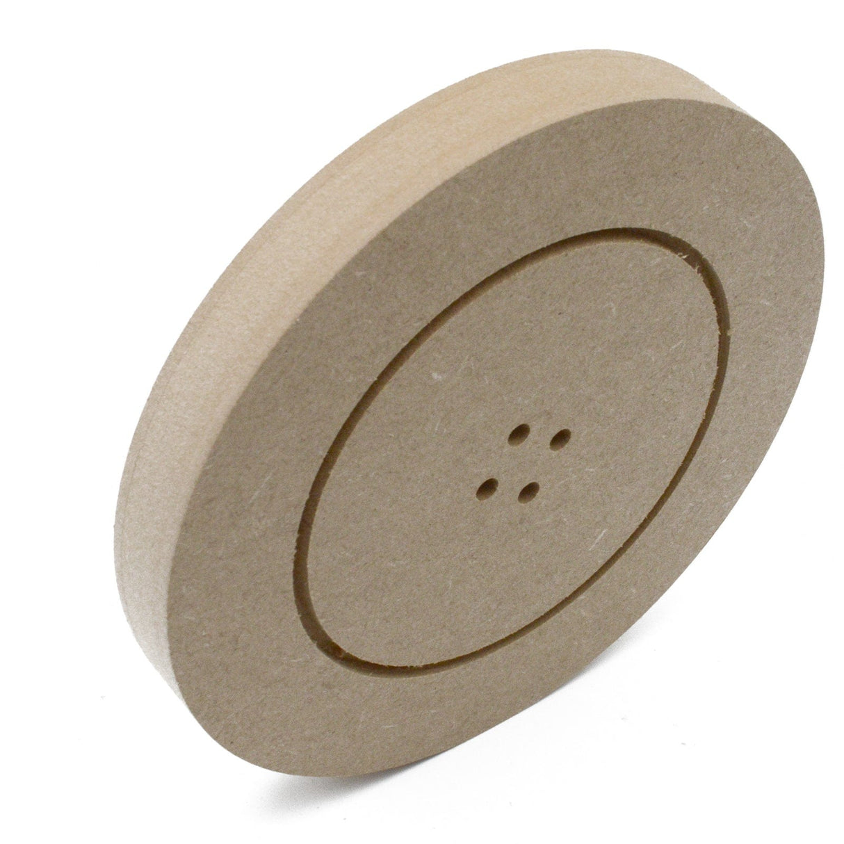 Freestanding Wooden Large Buttons Shapes - LaserworksUK