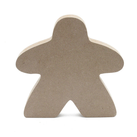 Freestanding Wooden Meeple Craft Shapes - Nursery Décor - Laserworksuk