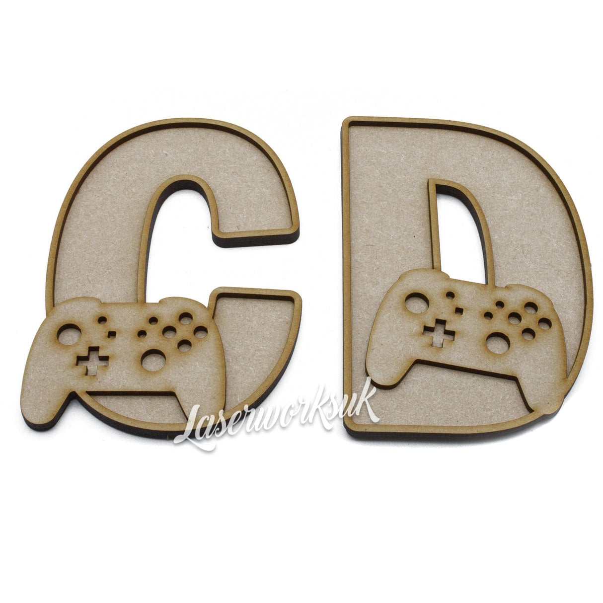 Gaming Theme Alphabet Letters - Full Set Available - LaserworksUK