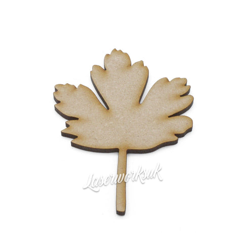 Gooseberry Leaf Shapes - MDF Craft Shapes - LaserworksUK