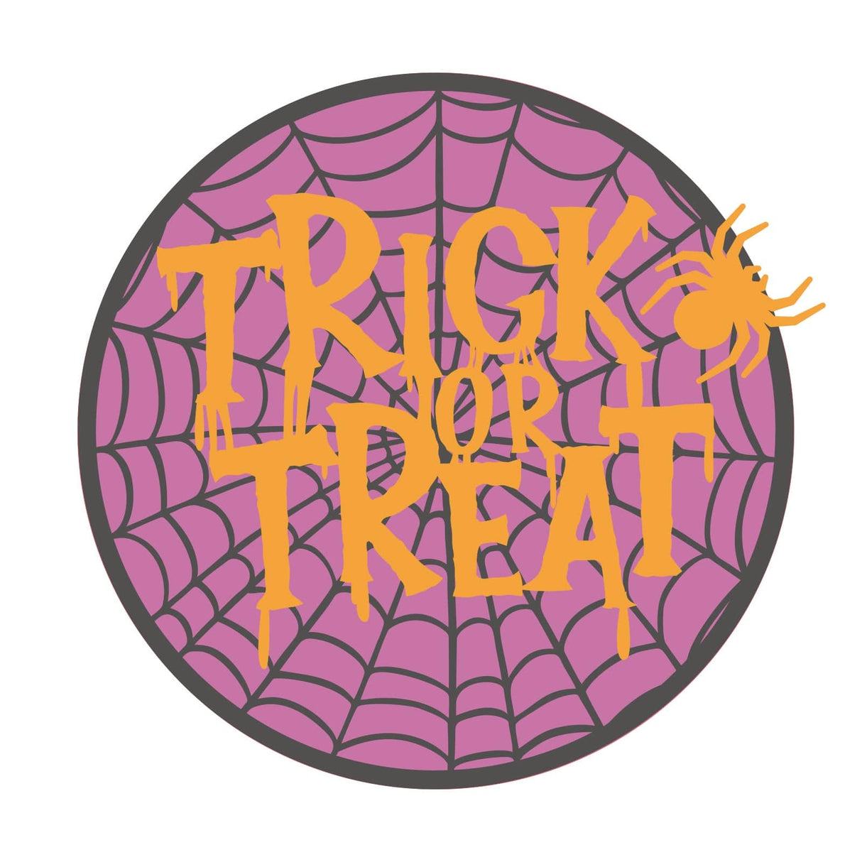 Halloween Trick or Treat - Wooden 3D Layered Door Hanger - LaserworksUK