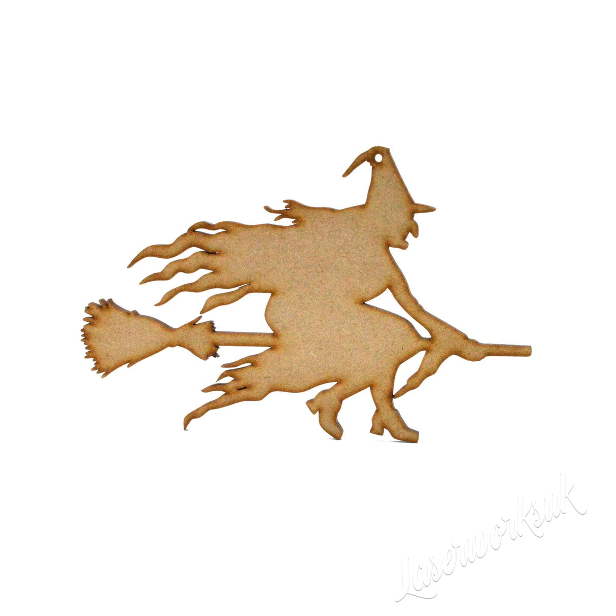Halloween Witch MDF Craft Shapes - LaserworksUK