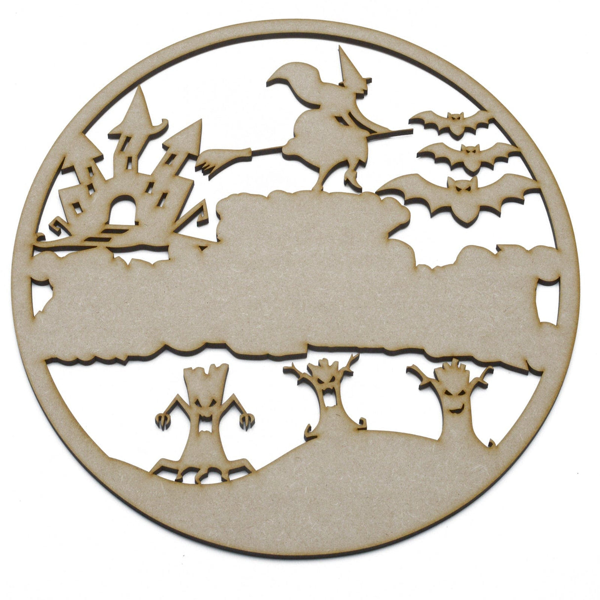 Happy Halloween Layered Door Sign - Wooden 3D Plaque - LaserworksUK