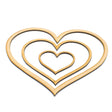 Heart Outline Shapes | Craft Hearts - LaserworksUK