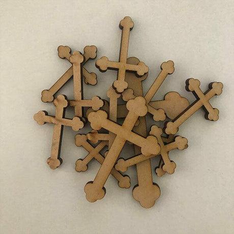 Holy Cross With Rounded Ends - LaserworksUK