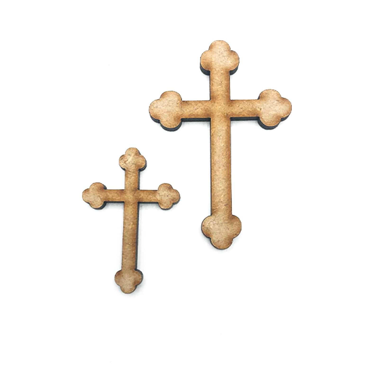 Holy Cross With Rounded Ends - LaserworksUK