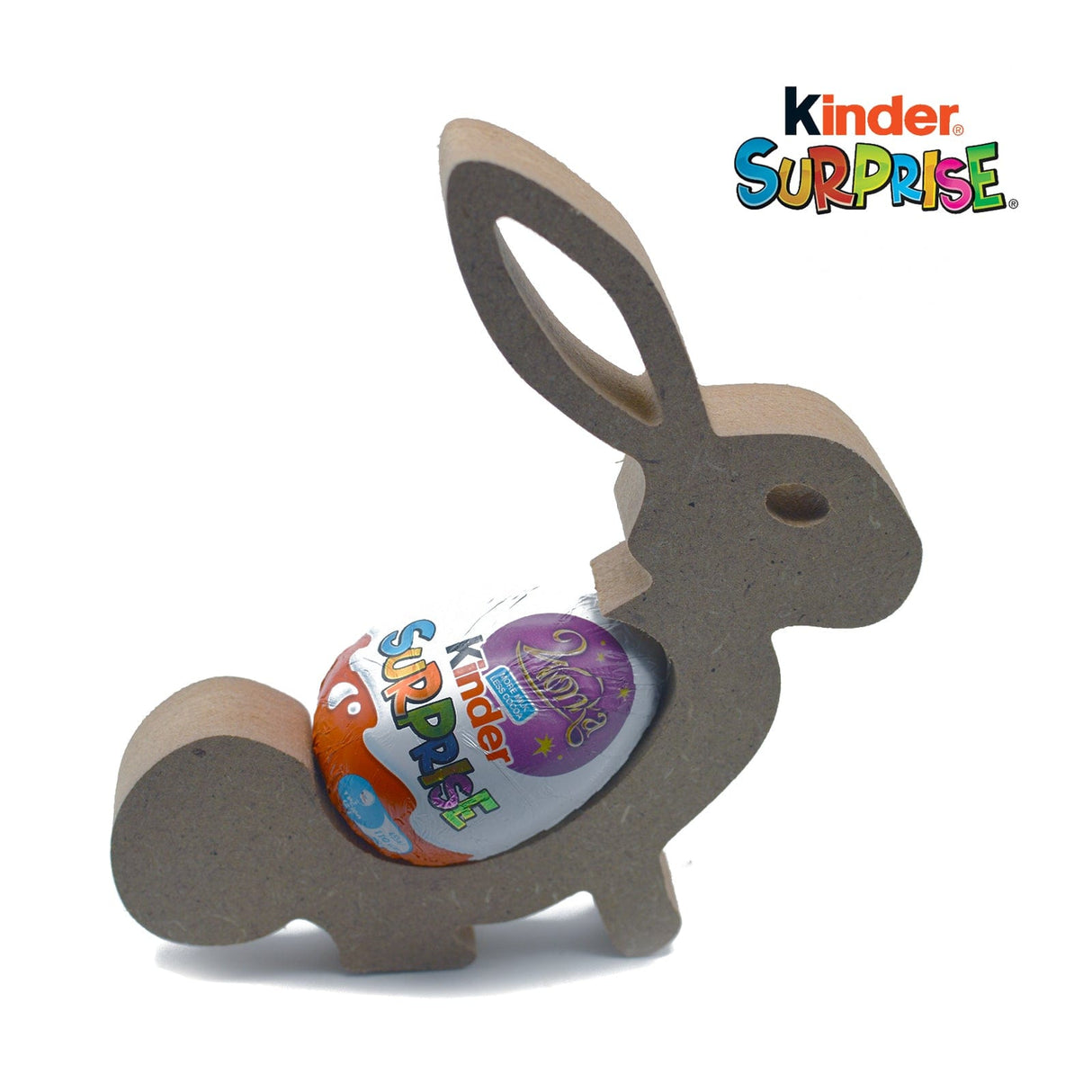 Freestanding Easter Bunny Easter Egg holder - Laserworksuk