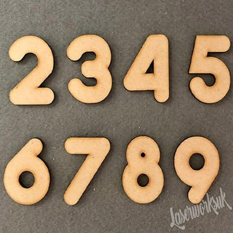 Large Craft Letters & Numbers - LaserworksUK