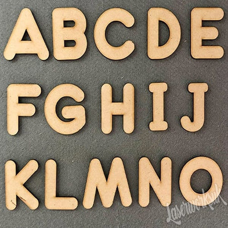 Large Craft Letters & Numbers - LaserworksUK