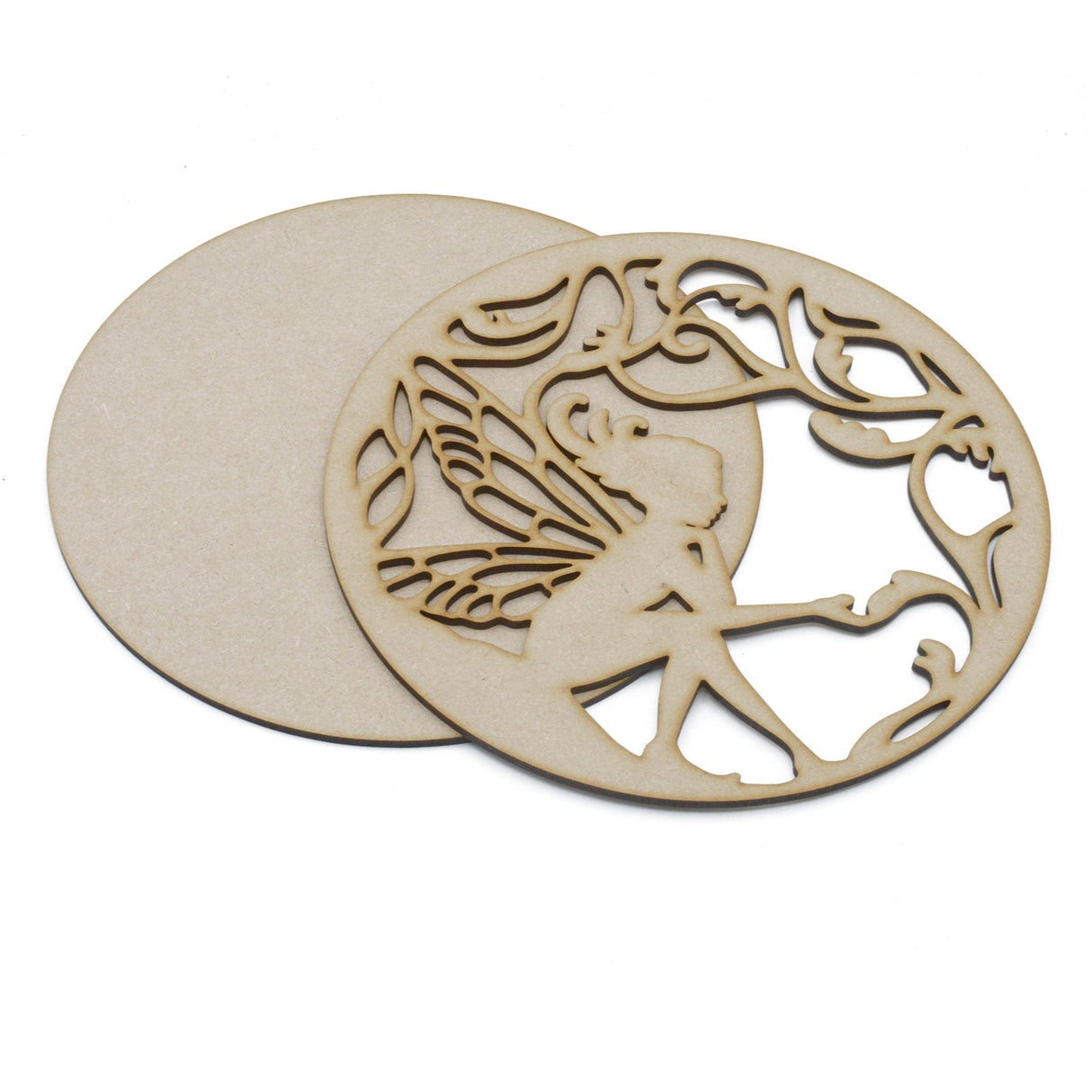 Layered Fairy Wall Hanging - MDF Nursery Wall Décor - LaserworksUK