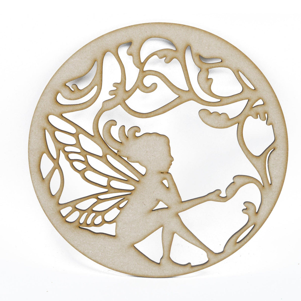 Layered Fairy Wall Hanging - MDF Nursery Wall Décor - LaserworksUK