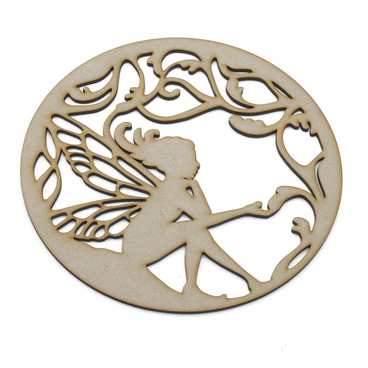 Layered Fairy Wall Hanging - MDF Nursery Wall Décor - LaserworksUK