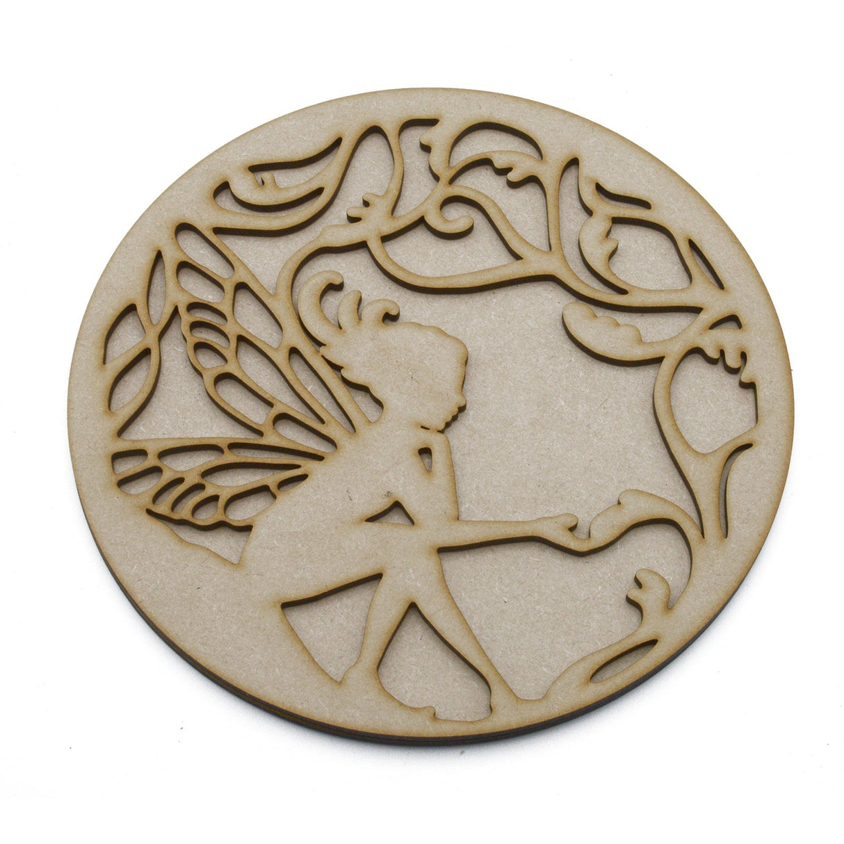 Layered Fairy Wall Hanging - MDF Nursery Wall Décor - LaserworksUK