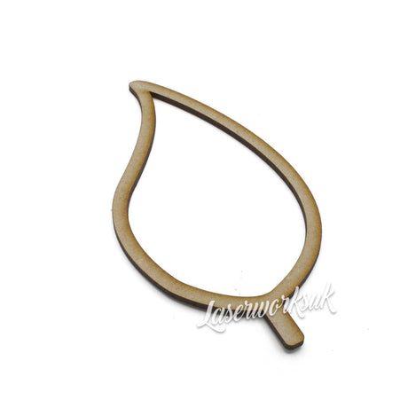 Leaf Outline Craft Shapes - Macrame - LaserworksUK