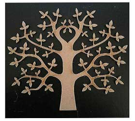 Make Your own Family Tree 3 x MDF Trees (TR22) - LaserworksUK