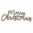 Merry Christmas Sign - Craft Plaque - LaserworksUK