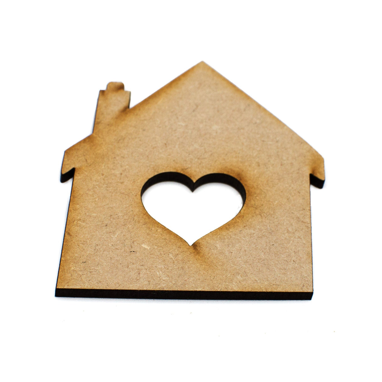 New Home - MDF House - Craft Shapes - LaserworksUK