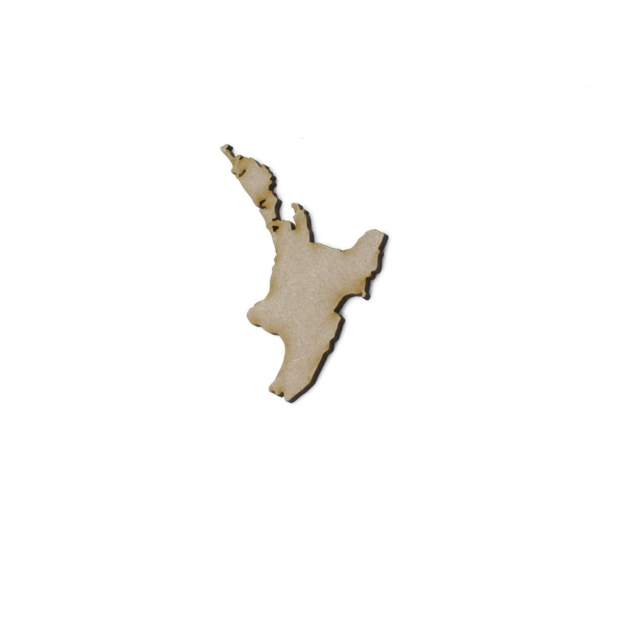 New Zealand Maps - Kiwi Map Outline Shapes - LaserworksUK