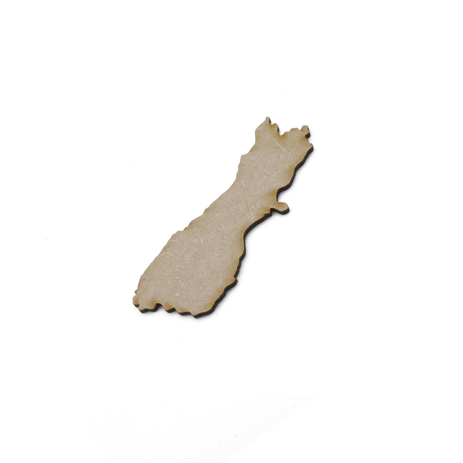 New Zealand Maps - Kiwi Map Outline Shapes - LaserworksUK