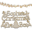 Personalised Christmas Eve Box Craft Sign, Plaque - LaserworksUK