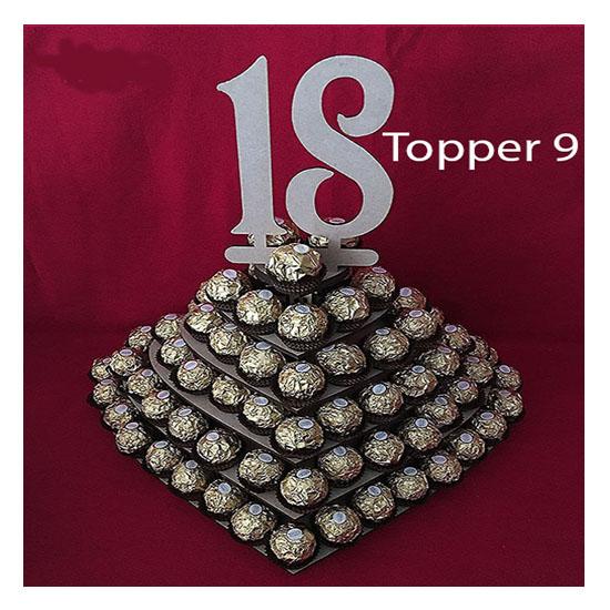 Personalised Ferrero Rocher Heart Wedding Display Stand - LaserworksUK