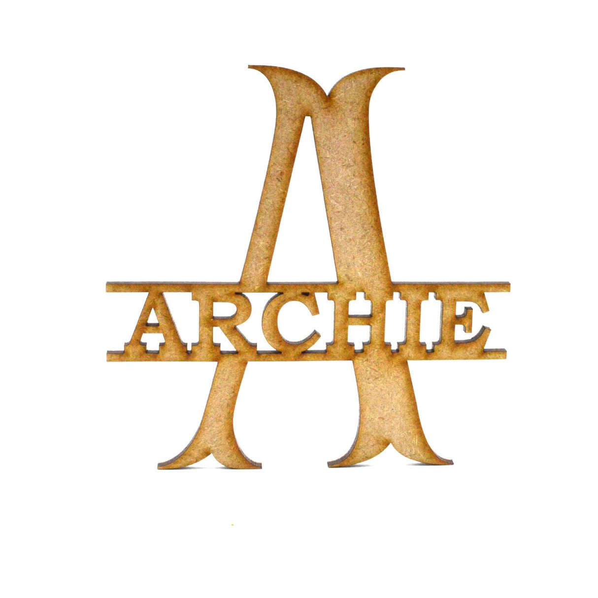 Personalised Fish Tail Monogram Letters - LaserworksUK