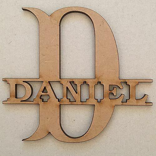 Personalised Fish Tail Monogram Letters - LaserworksUK