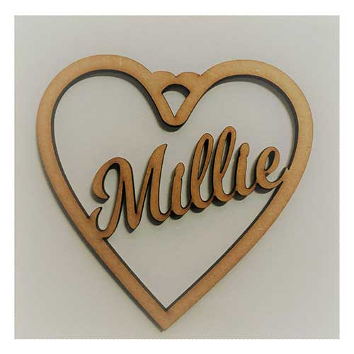 Personalised Heart Shapes | Mother's Day - LaserworksUK