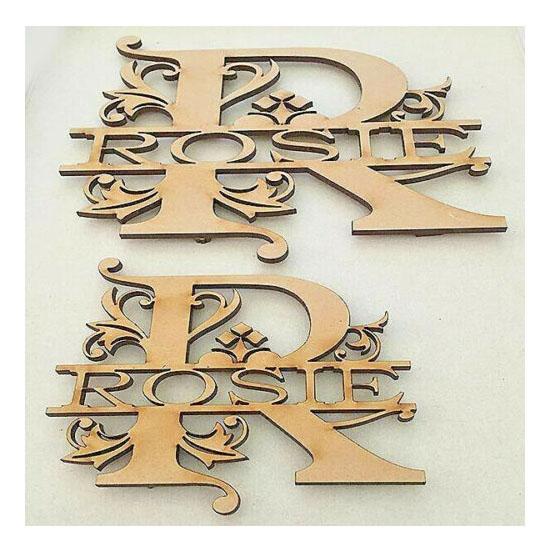 Personalised Monogram Words & Letters - LaserworksUK