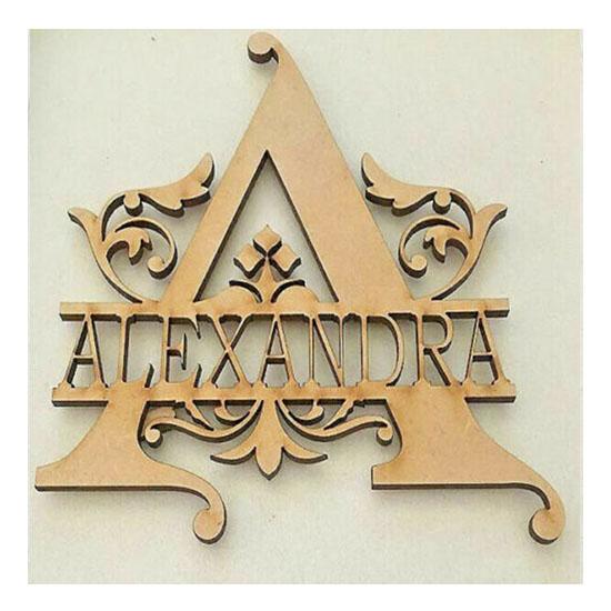 Personalised Monogram Words & Letters - LaserworksUK