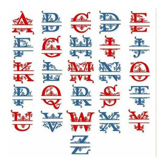 Personalised Monogram Words & Letters - LaserworksUK