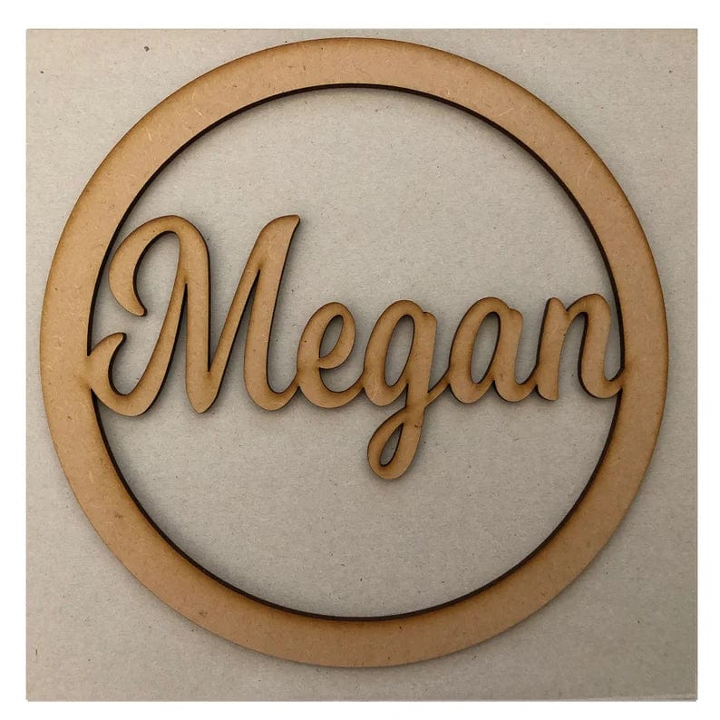 Personalised Names - Dream Catcher Rings, Mobile Hoop Shapes - LaserworksUK