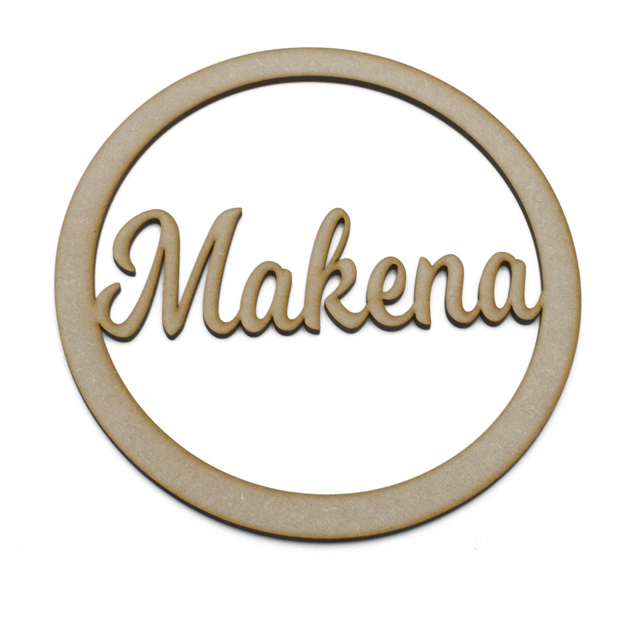 Personalised Names - Dream Catcher Rings, Mobile Hoop Shapes - LaserworksUK