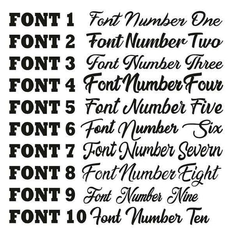Personalised Script Names, Letters, Words - LaserworksUK