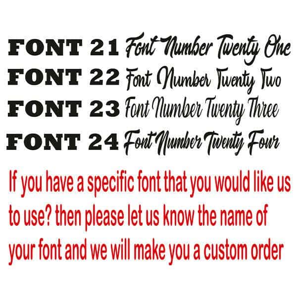 Personalised Script Names, Letters, Words - LaserworksUK