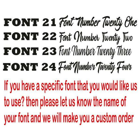 Personalised Script Names, Letters, Words - LaserworksUK