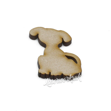 Puppy Dog Cute MDF Wooden Craft Shapes - LaserworksUK
