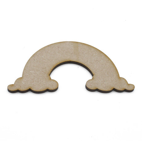 Rainbow with Clouds Craft Shapes - LaserworksUK