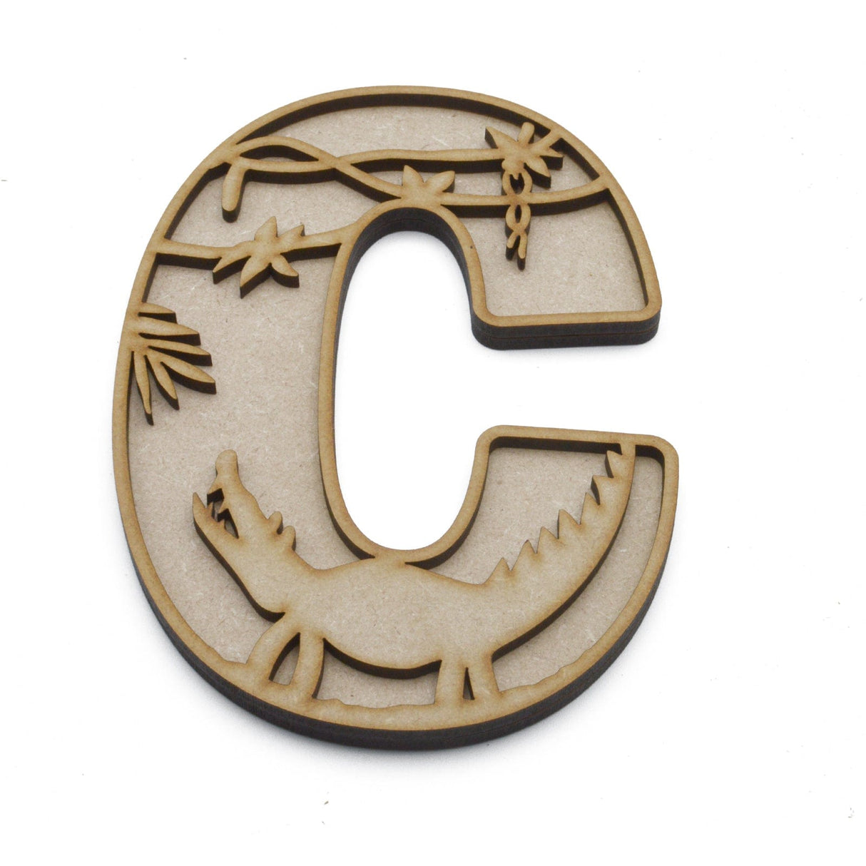 Safari Animal Theme Layered Letters - Full Alphabet Set Available - LaserworksUK